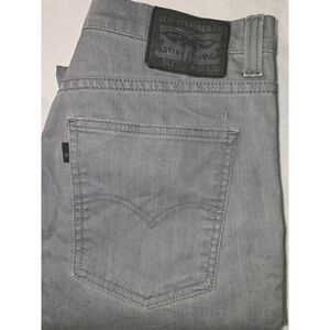 Levi’s 511 Slim Fit Jeans Men’s 32x32 Gray Denim Straight Casual Classic core